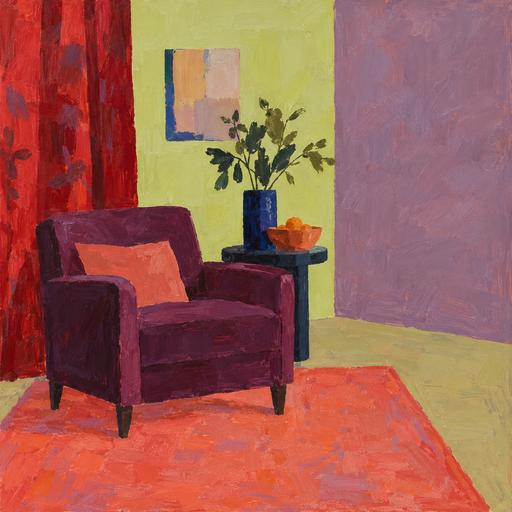 Room for a Pause, by Julian Demowells, Oil and acrylic on linen, 2026
